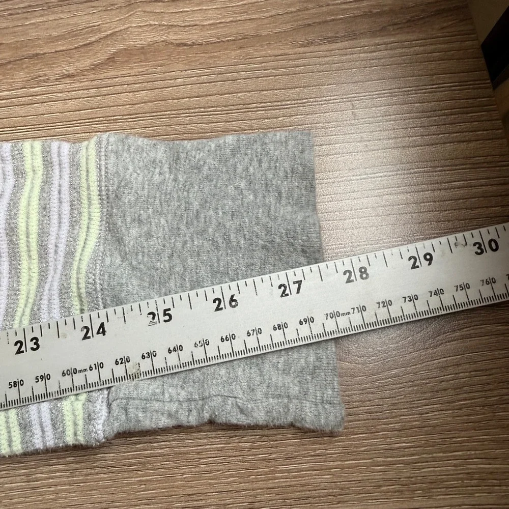 Victoria's Secret Thermal Pajama Set Womens‎ Small Green Gray Cozy Sleepwear PJs
